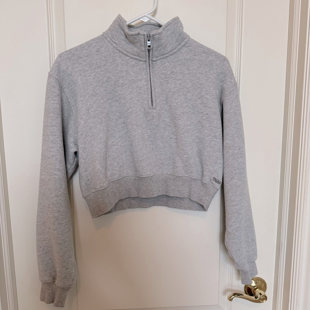 Aritzia TNA Sweatfleece Quarter Zip
